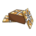 Box of Gold Wrapping Paper