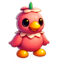 Flower Power Duckling