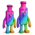 Rainbow Ketchuru and Musturu