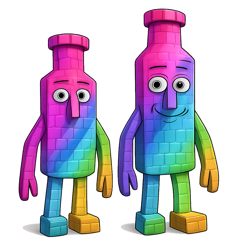 Rainbow Ketchuru and Musturu